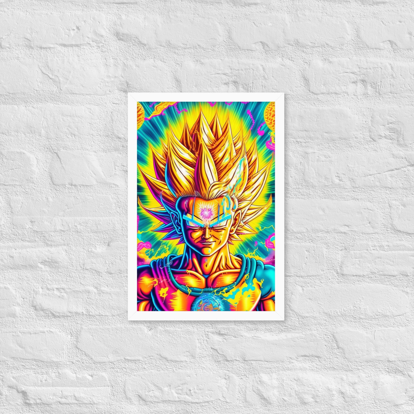 Super Saiyan Trip 1.0 Framed photo paper poster