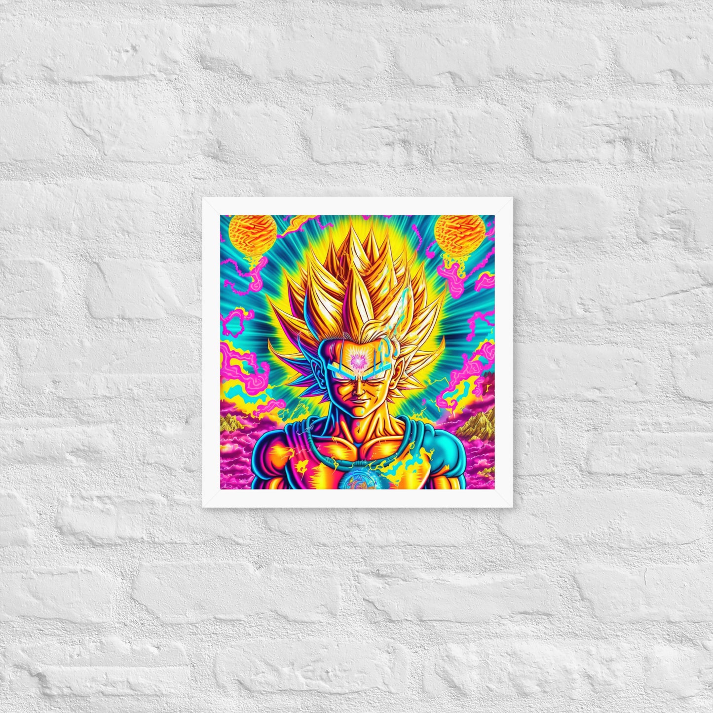 Super Saiyan Trip 1.0 Framed photo paper poster