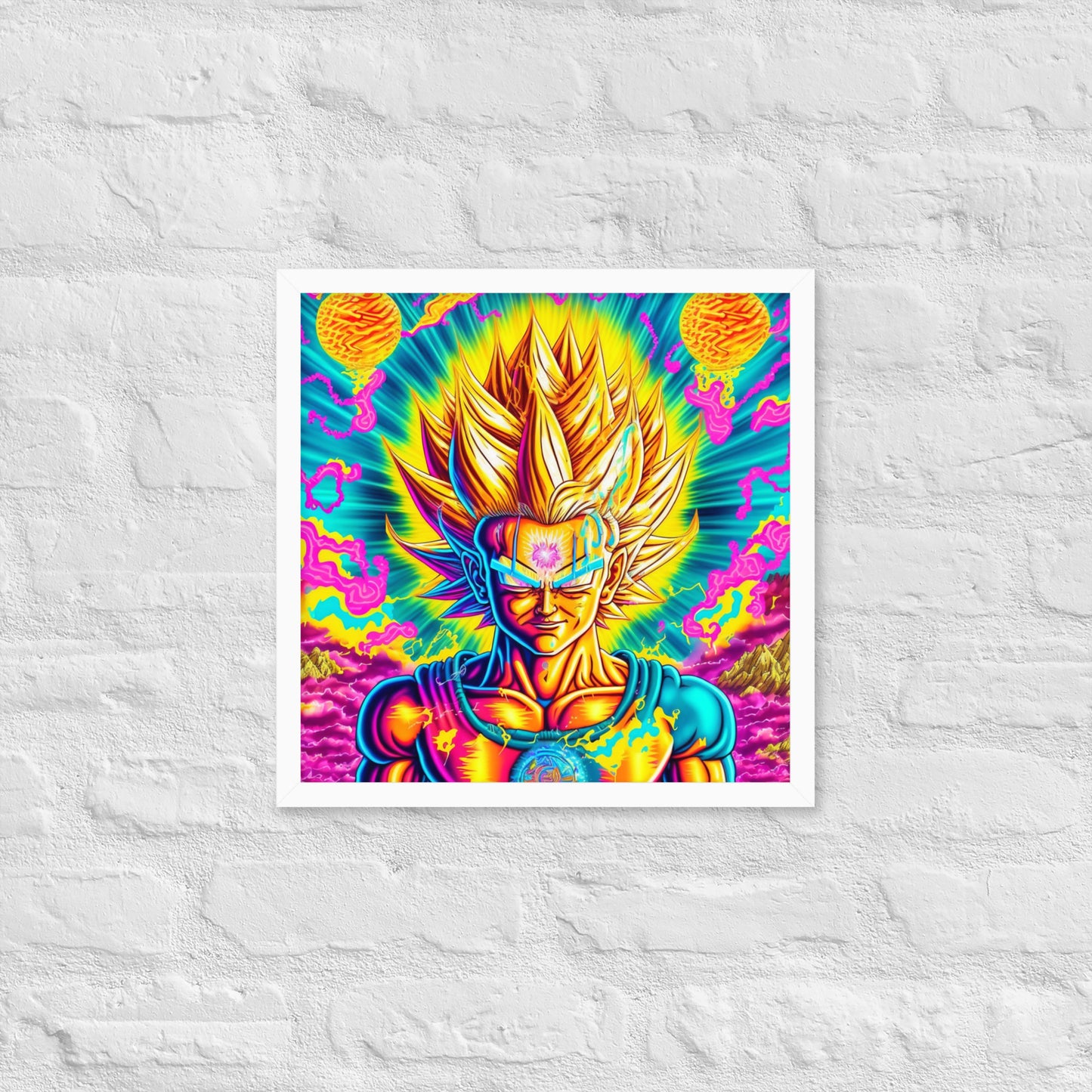 Super Saiyan Trip 1.0 Framed photo paper poster