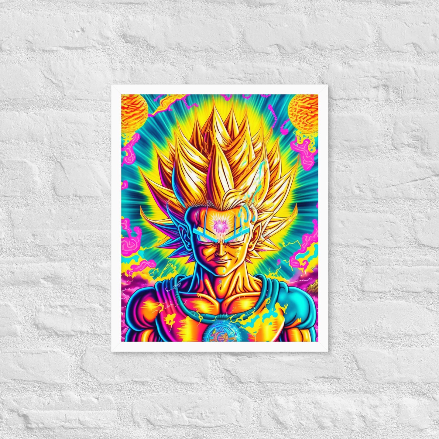 Super Saiyan Trip 1.0 Framed photo paper poster
