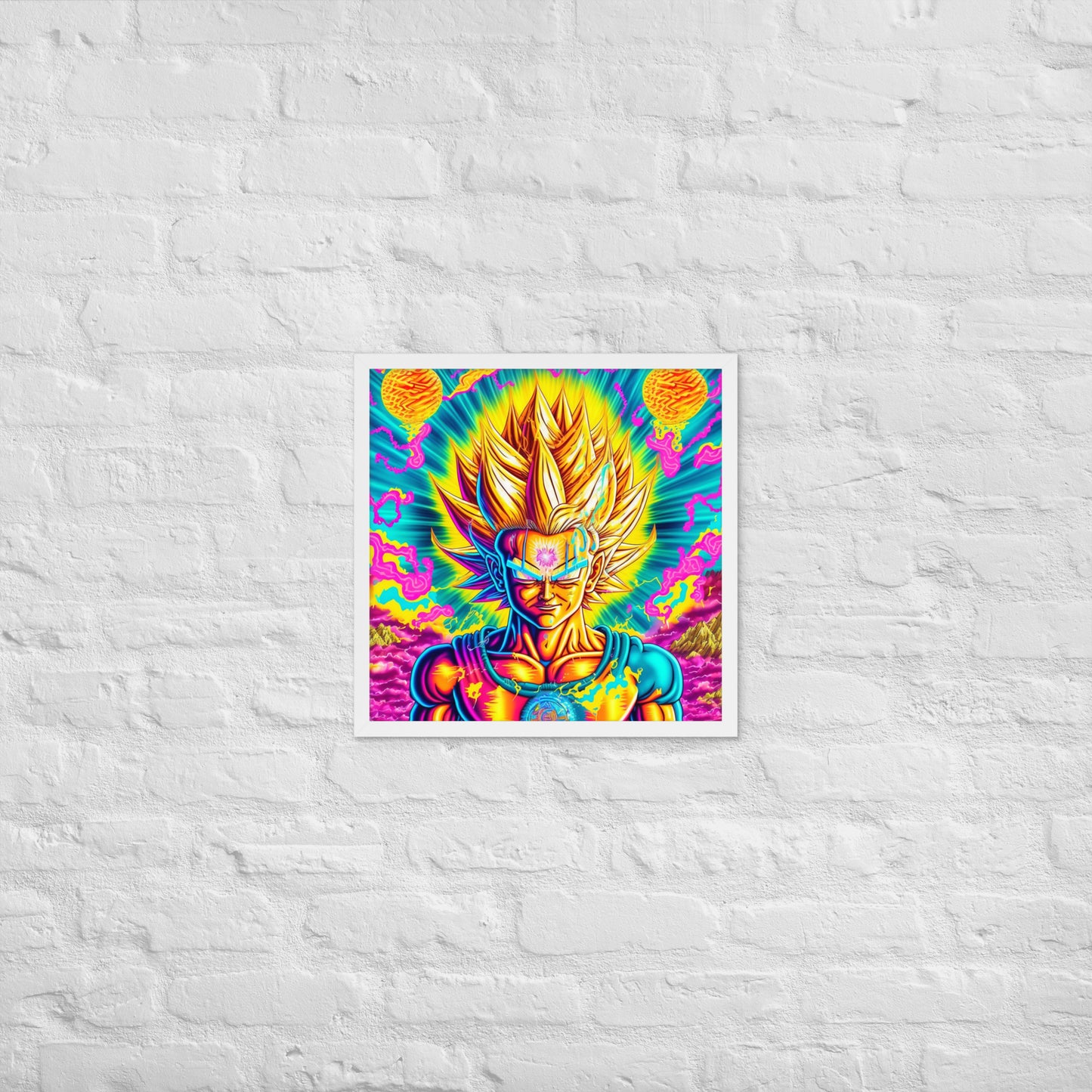 Super Saiyan Trip 1.0 Framed photo paper poster