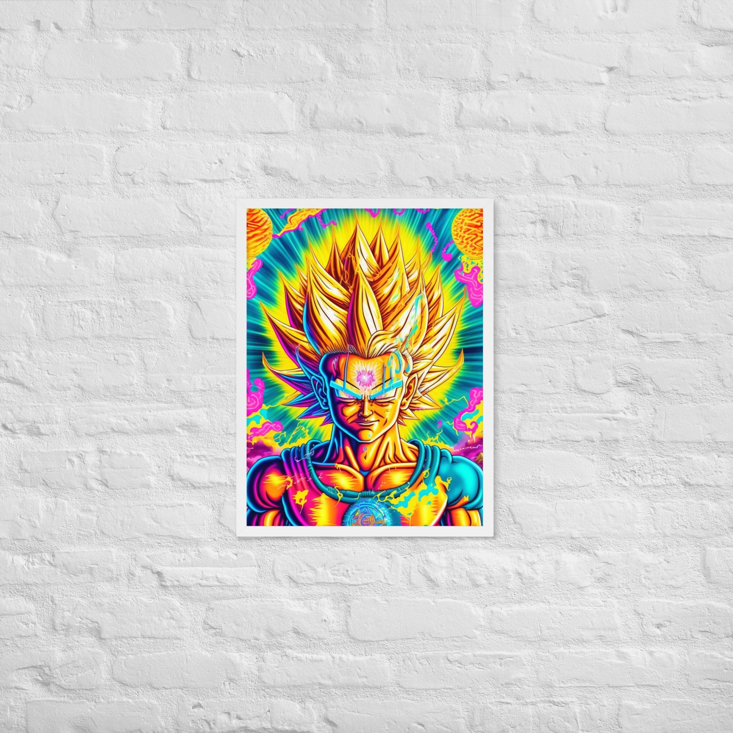 Super Saiyan Trip 1.0 Framed photo paper poster