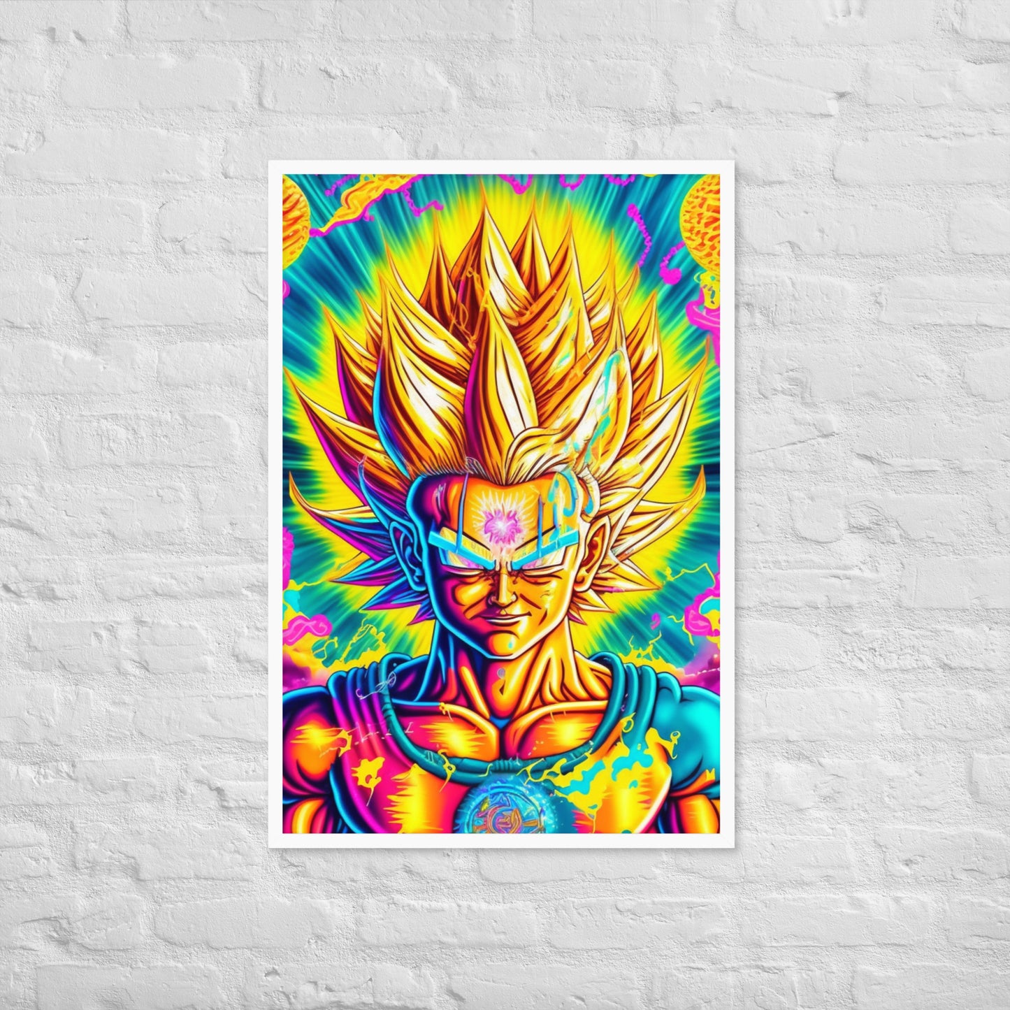 Super Saiyan Trip 1.0 Framed photo paper poster