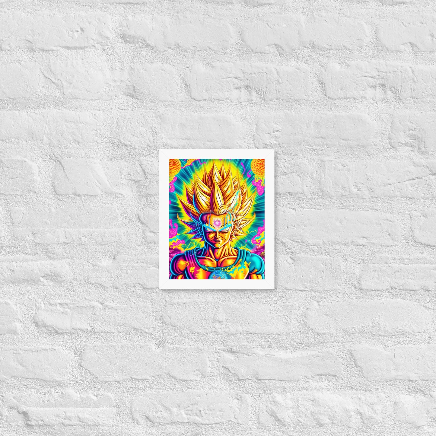 Super Saiyan Trip 1.0 Framed photo paper poster