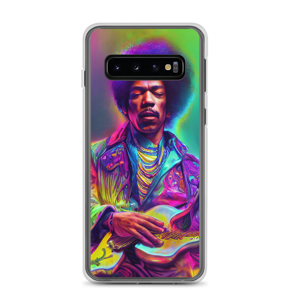 Jimi Hendrix Neon 1.0 Samsung Case