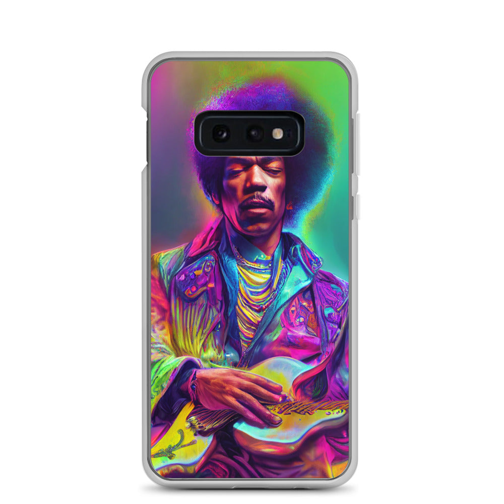 Jimi Hendrix Neon 1.0 Samsung Case