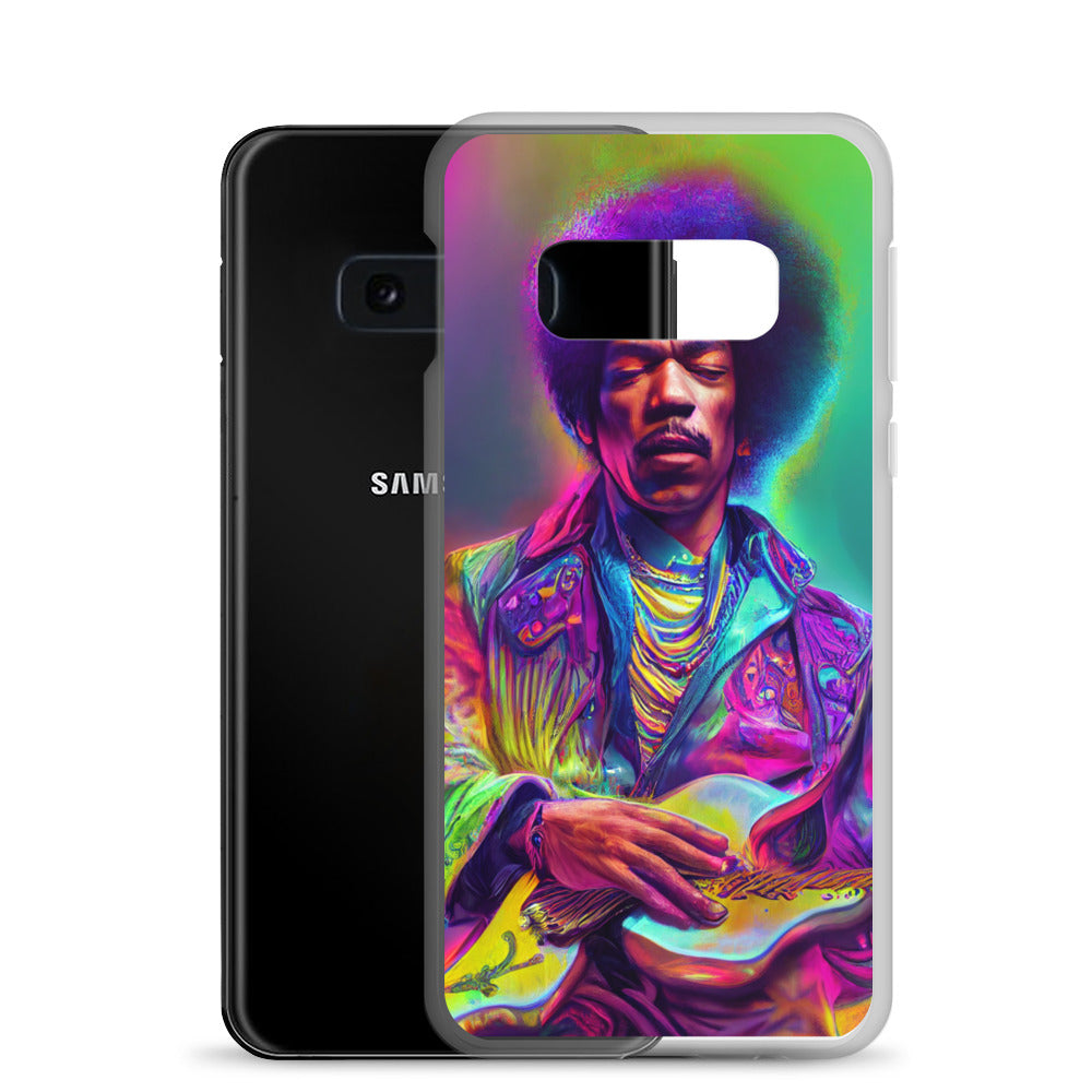 Jimi Hendrix Neon 1.0 Samsung Case