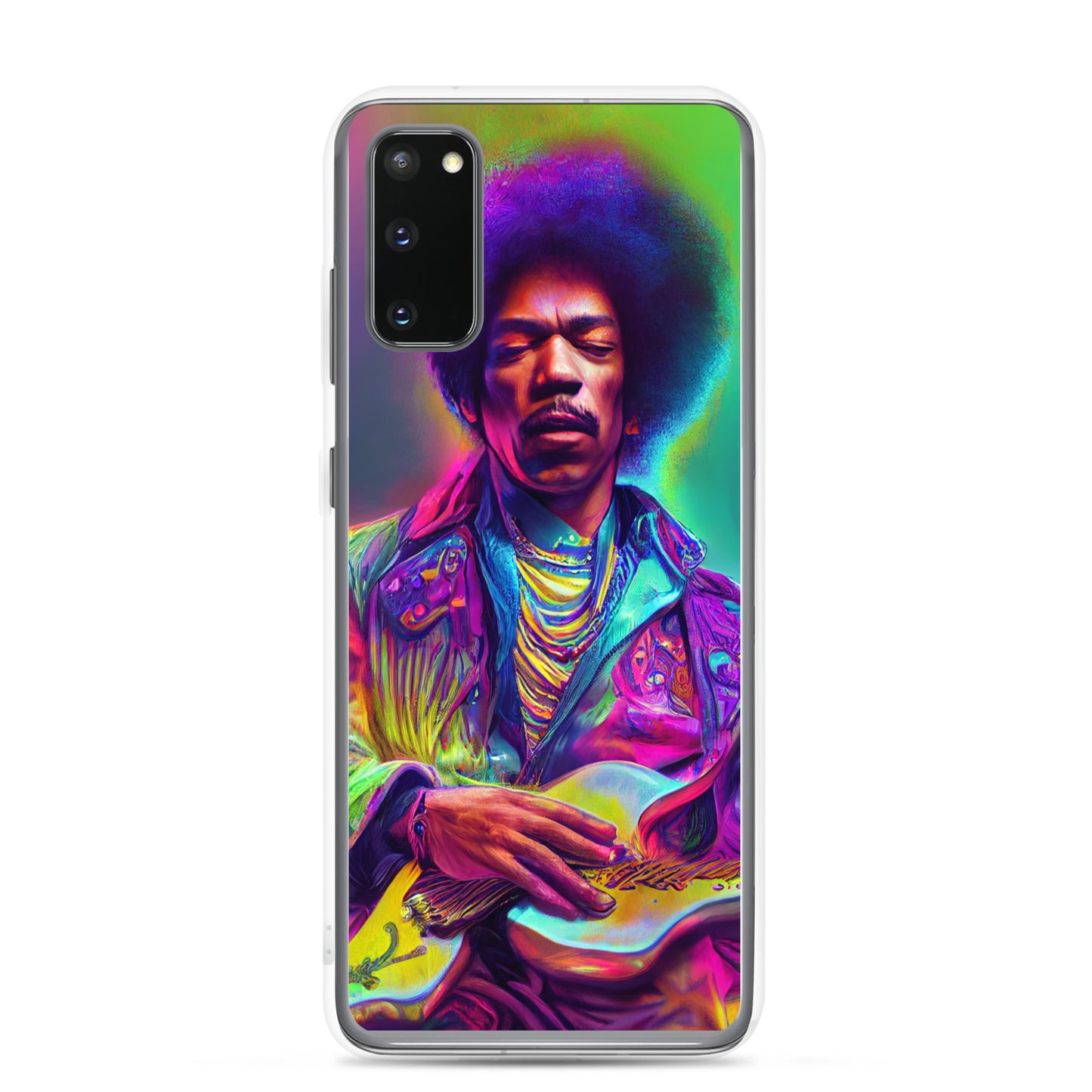 Jimi Hendrix Neon 1.0 Samsung Case