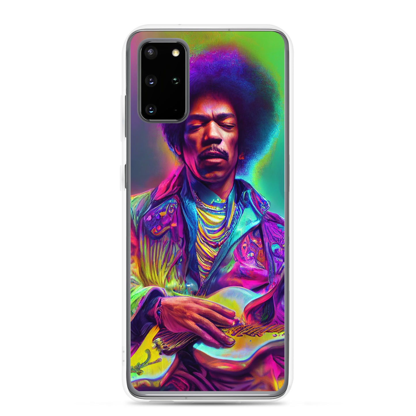 Jimi Hendrix Neon 1.0 Samsung Case