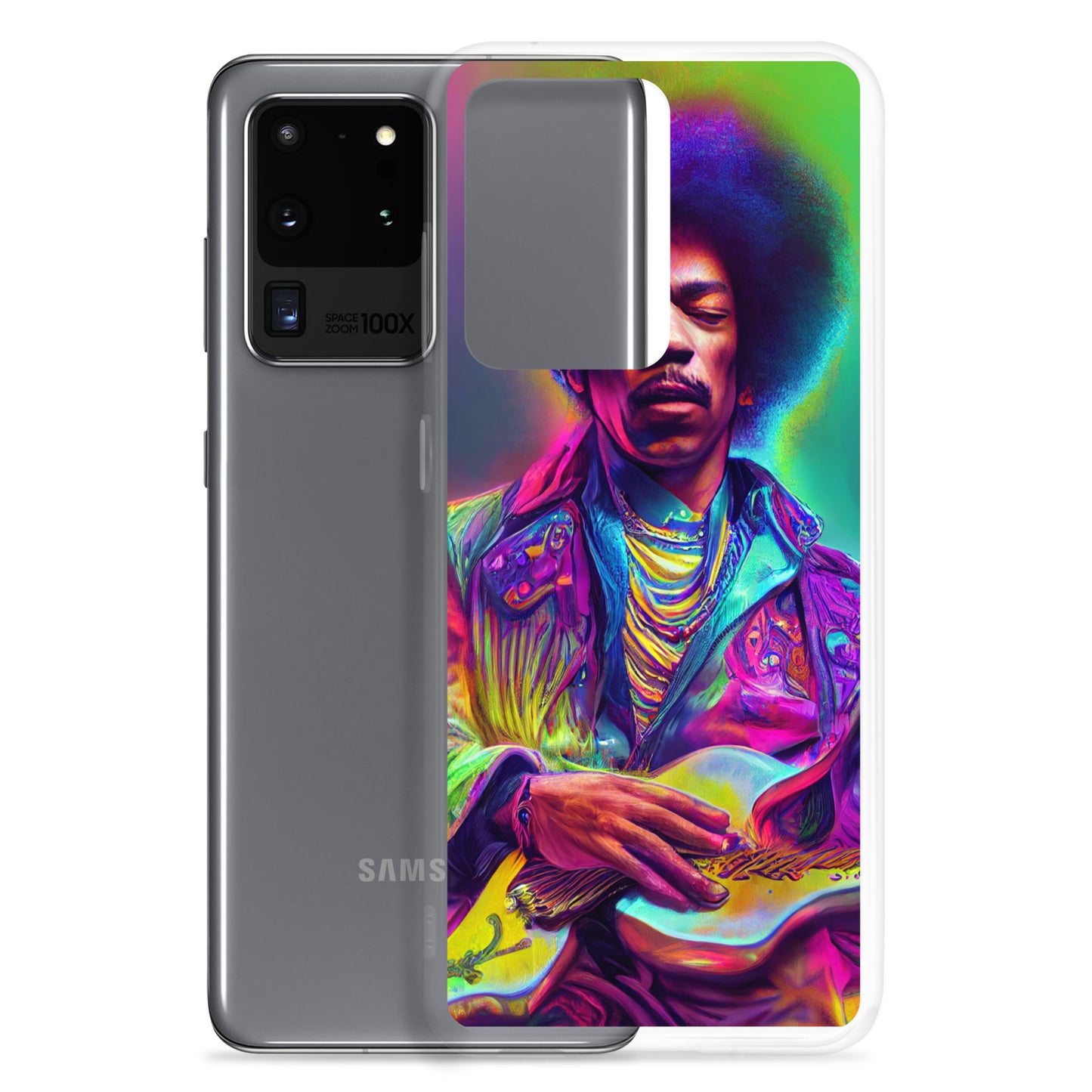 Jimi Hendrix Neon 1.0 Samsung Case