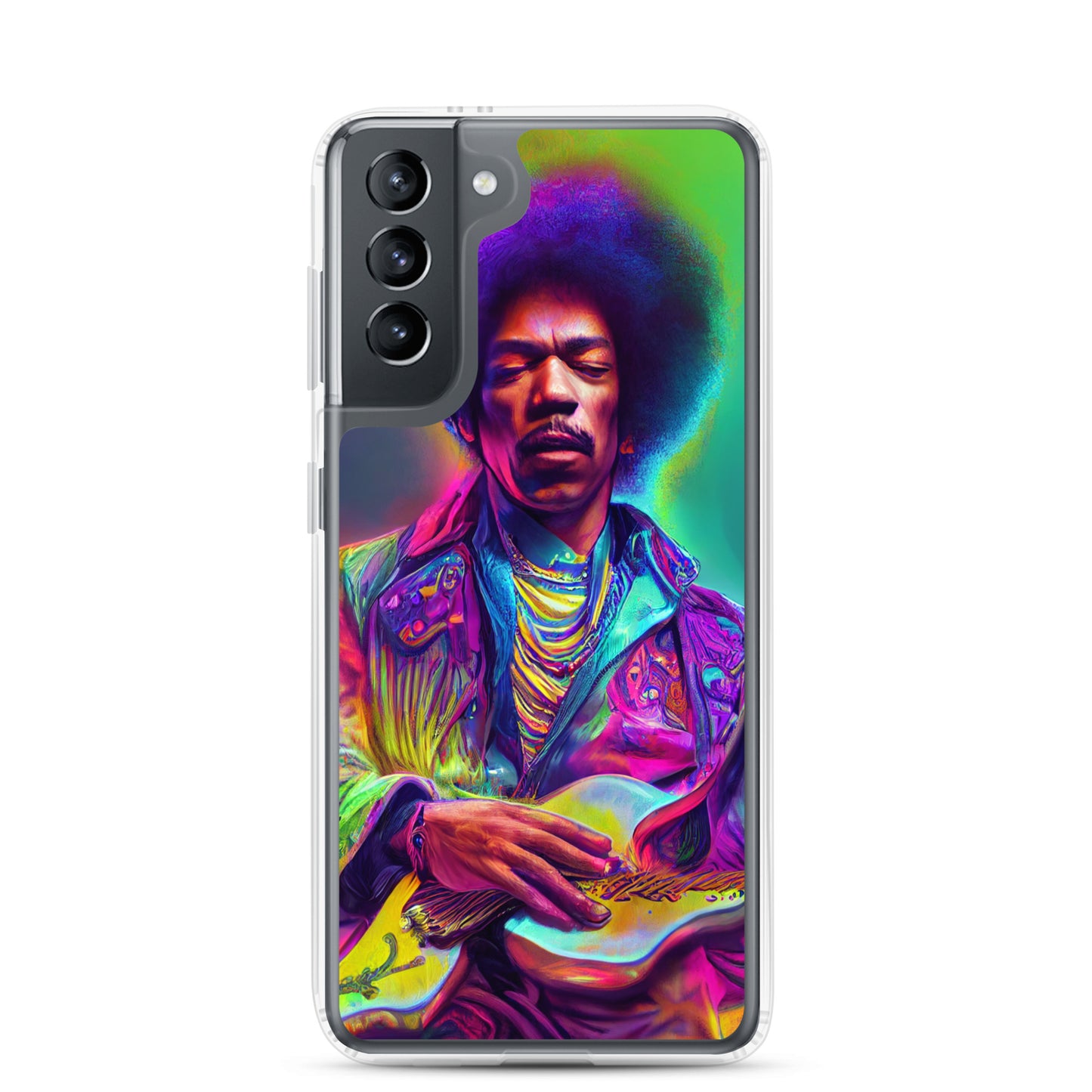 Jimi Hendrix Neon 1.0 Samsung Case