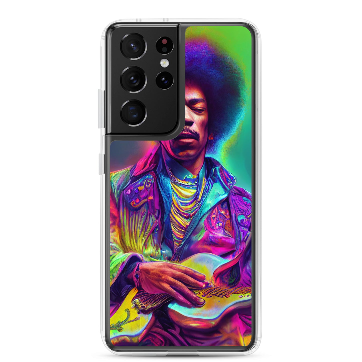 Jimi Hendrix Neon 1.0 Samsung Case