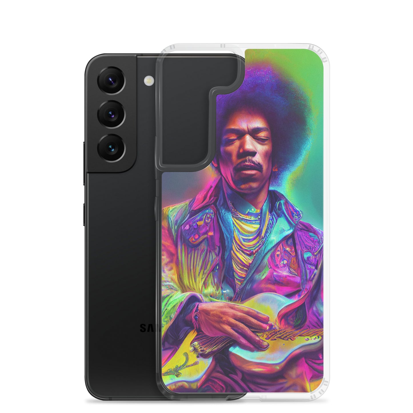 Jimi Hendrix Neon 1.0 Samsung Case