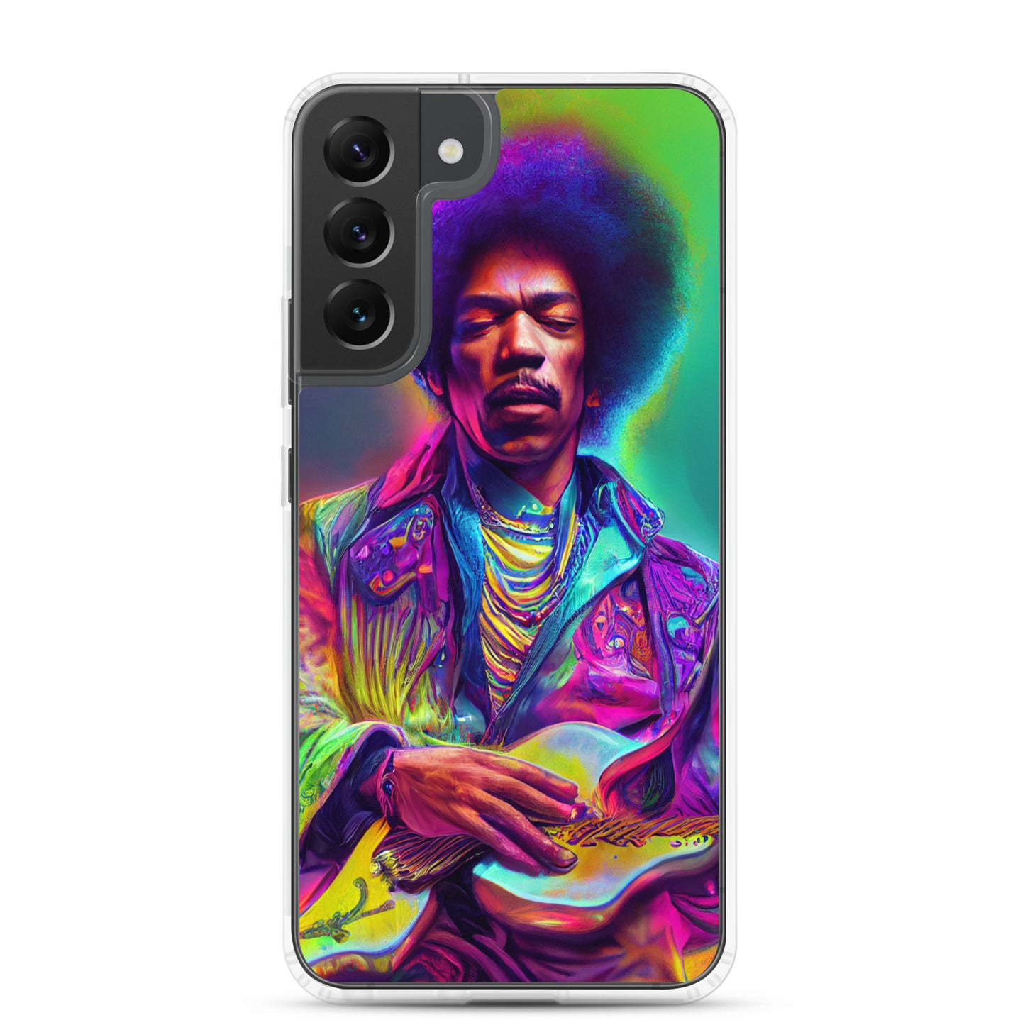 Jimi Hendrix Neon 1.0 Samsung Case