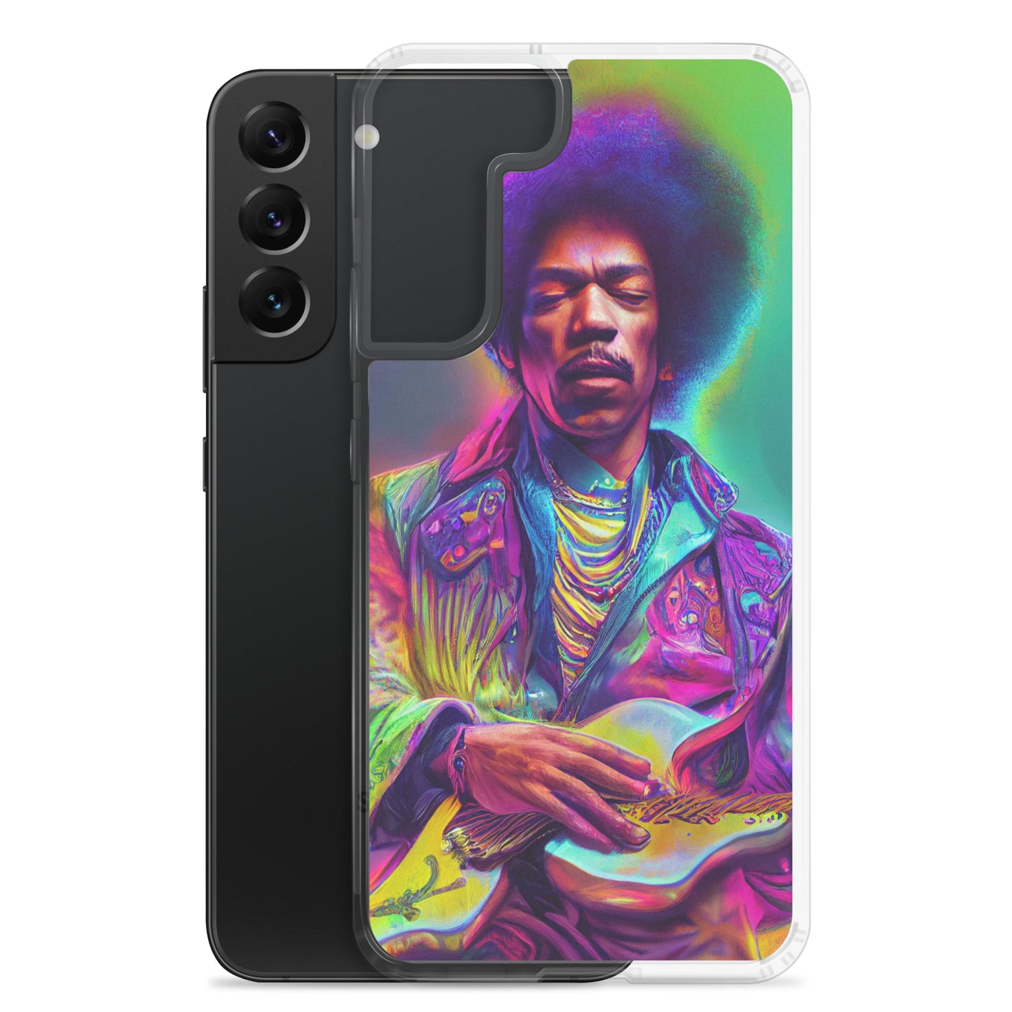 Jimi Hendrix Neon 1.0 Samsung Case