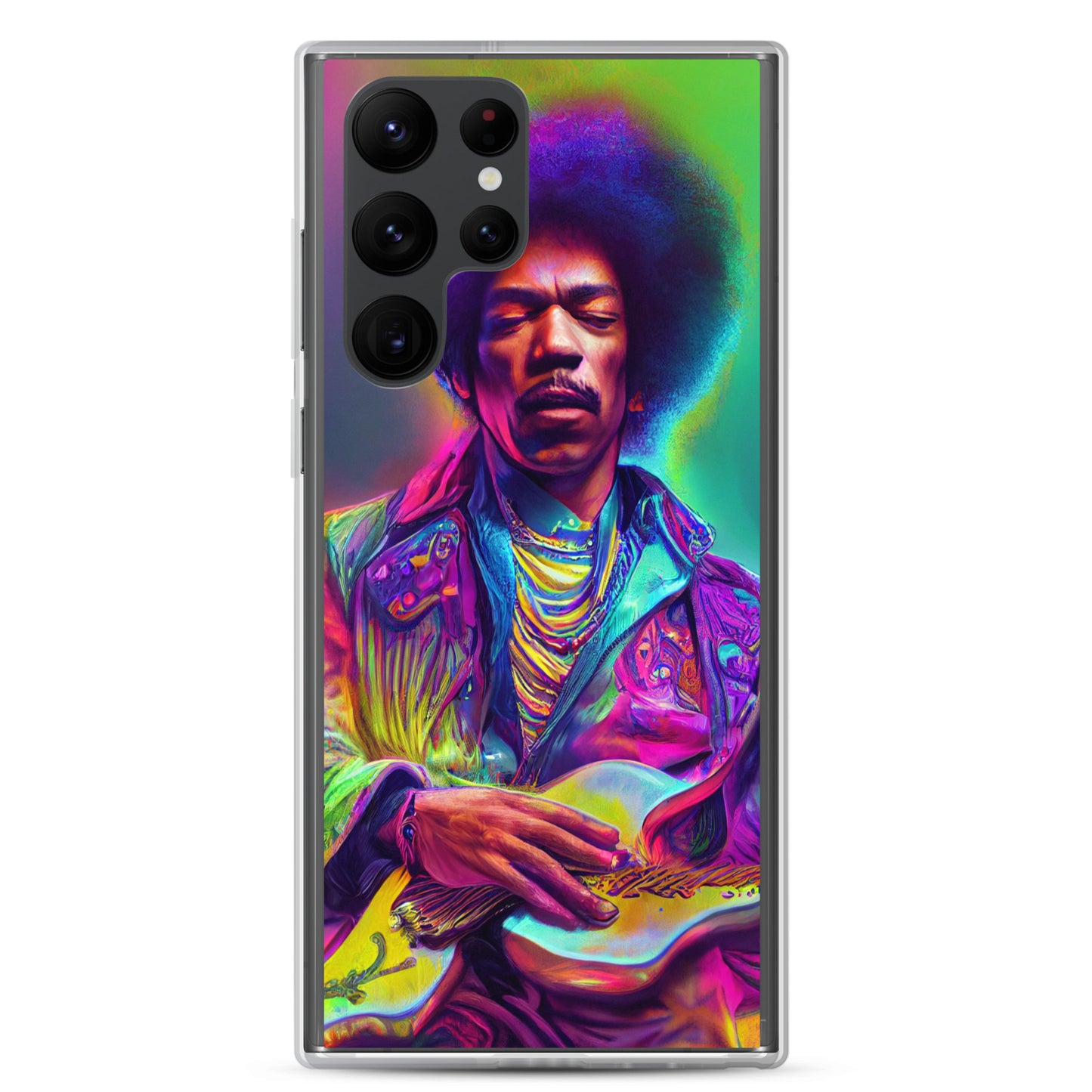 Jimi Hendrix Neon 1.0 Samsung Case