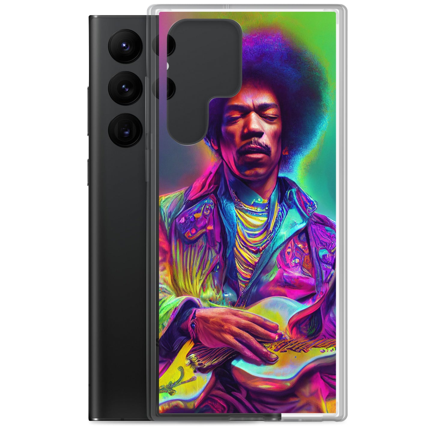Jimi Hendrix Neon 1.0 Samsung Case
