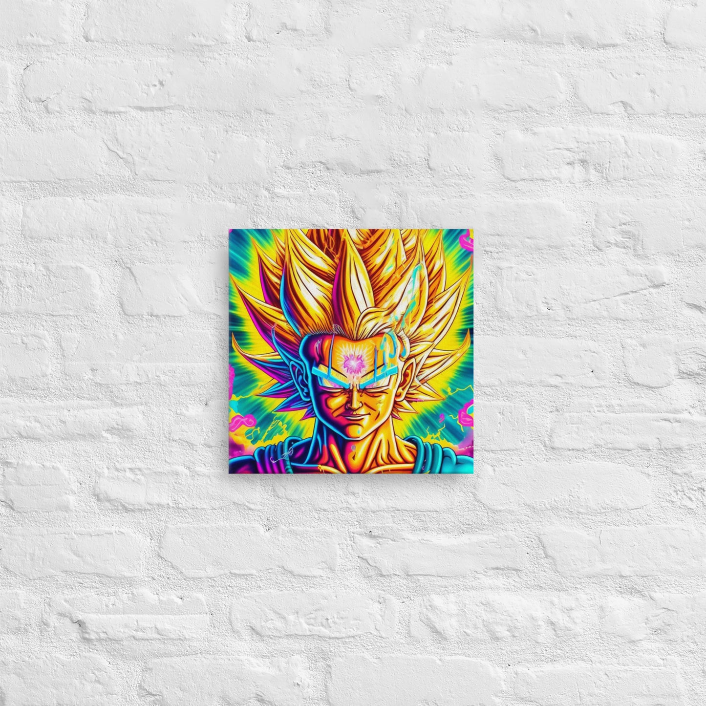 Super Saiyan Trip 1.0 Thin canvas