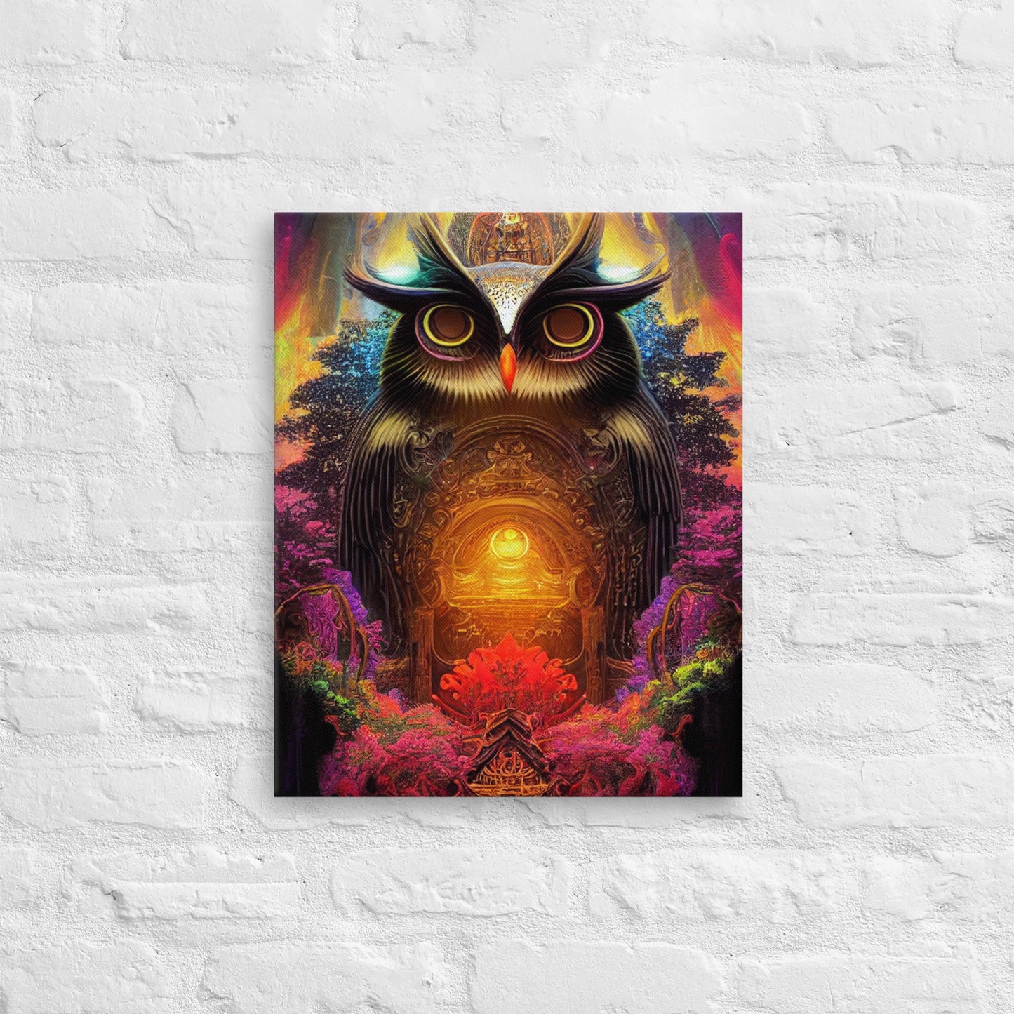 Owl portal 1.0 Thin Canvas Wall Art