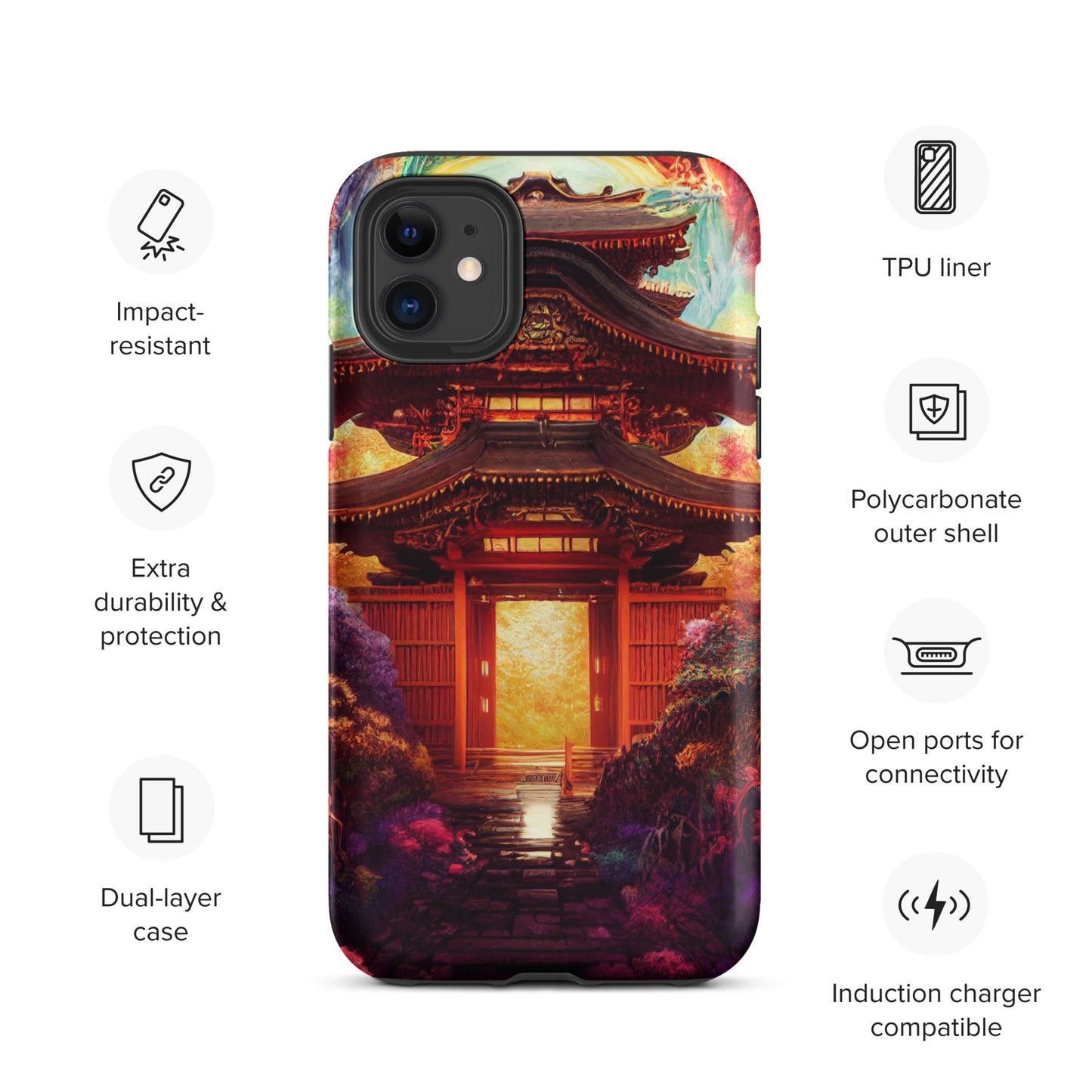 Infinite Majestic Shinto Portal 1.0 Tough iPhone case