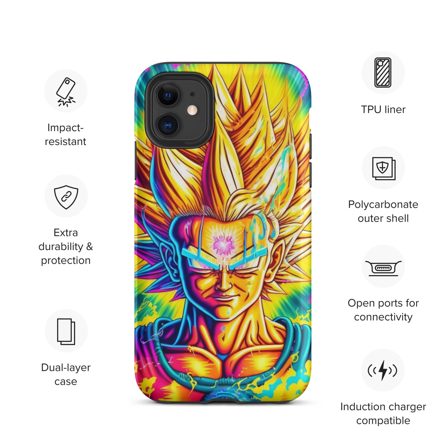 Super Saiyan Trip 1.0 Tough iPhone case