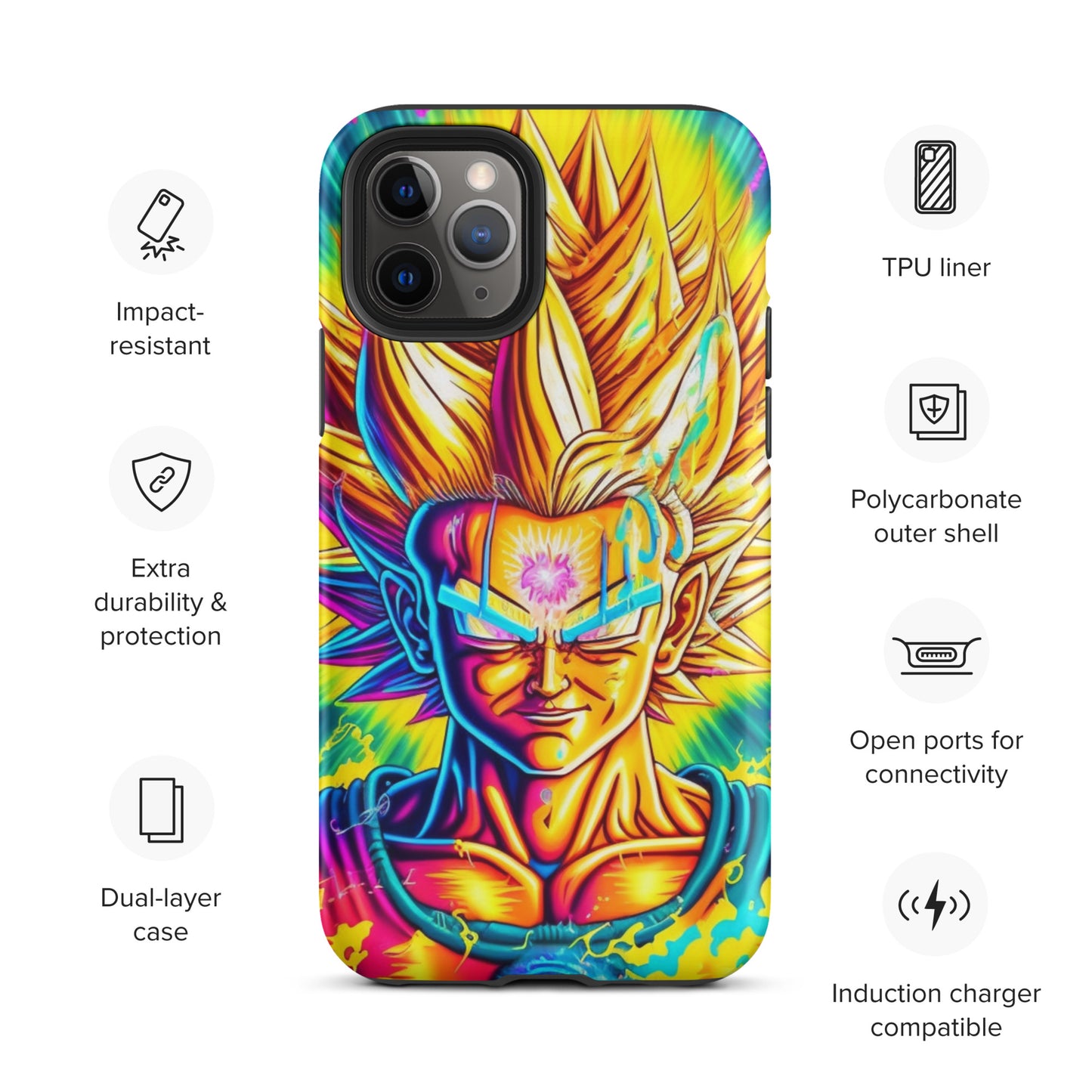 Super Saiyan Trip 1.0 Tough iPhone case