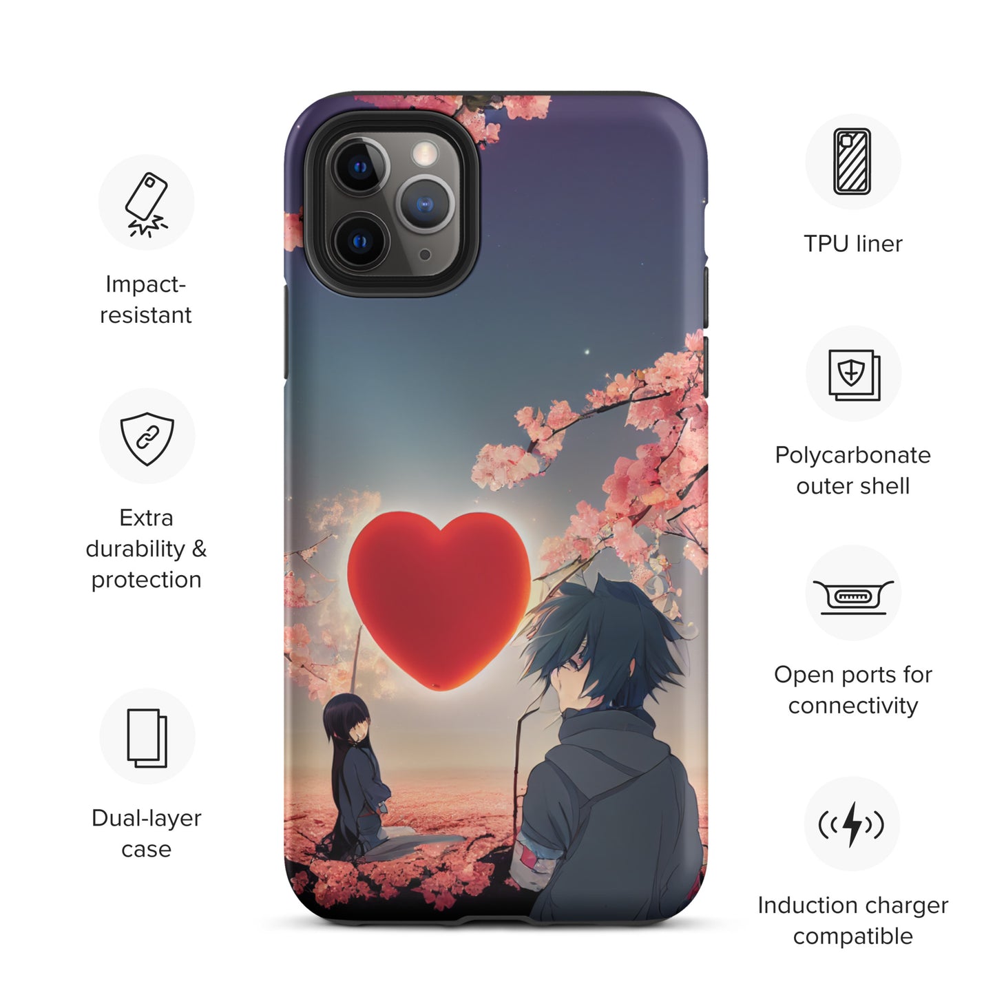 Anime love 1.0 Tough iPhone Case