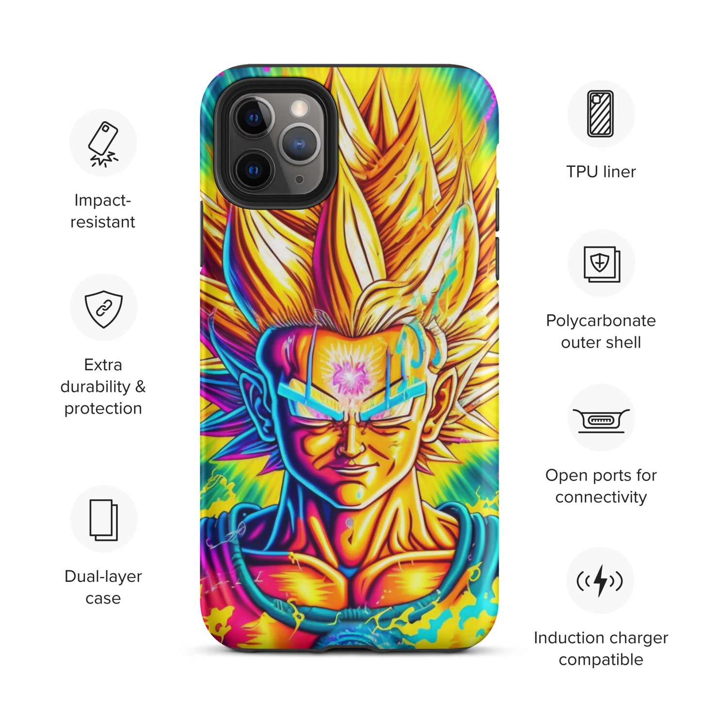 Super Saiyan Trip 1.0 Tough iPhone case