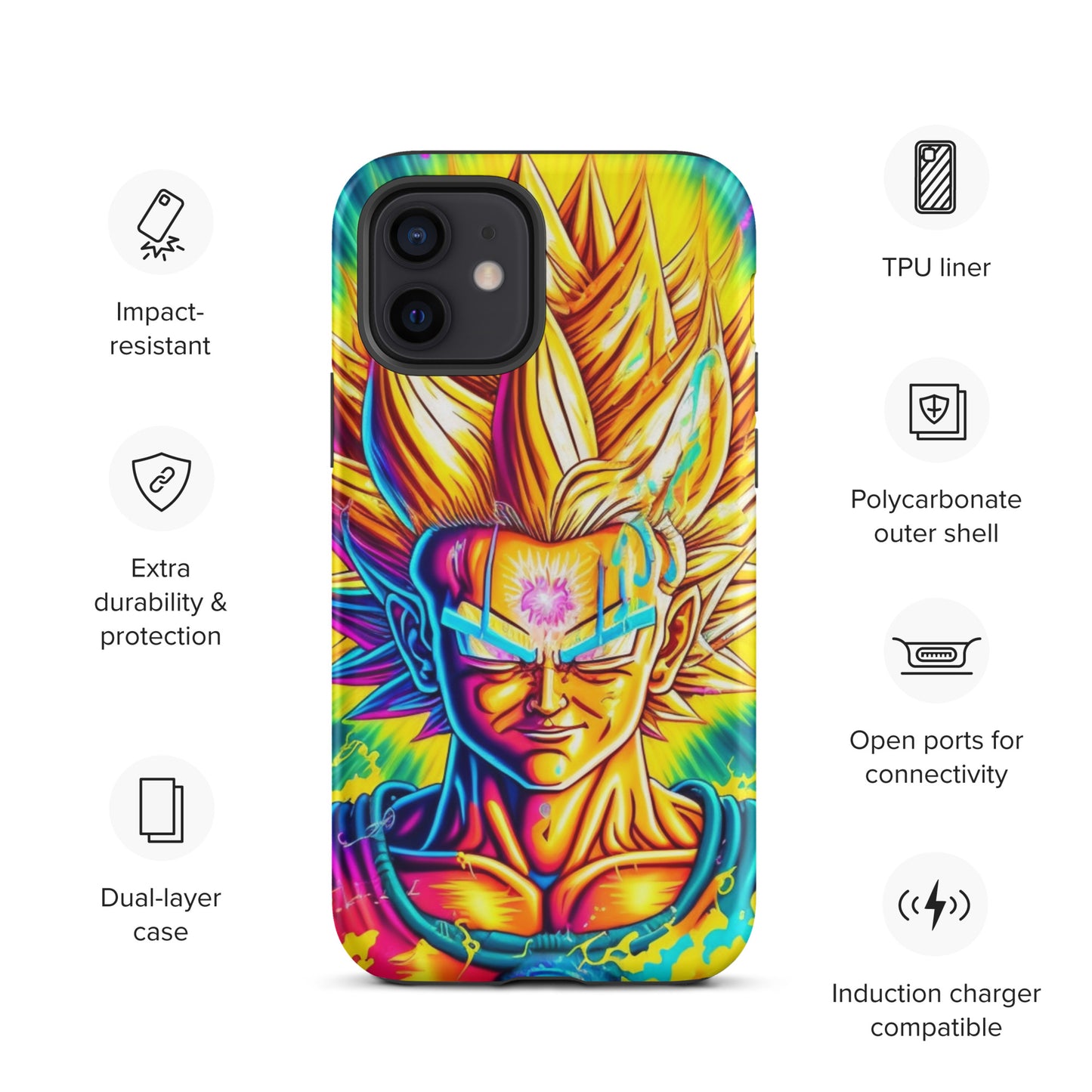 Super Saiyan Trip 1.0 Tough iPhone case