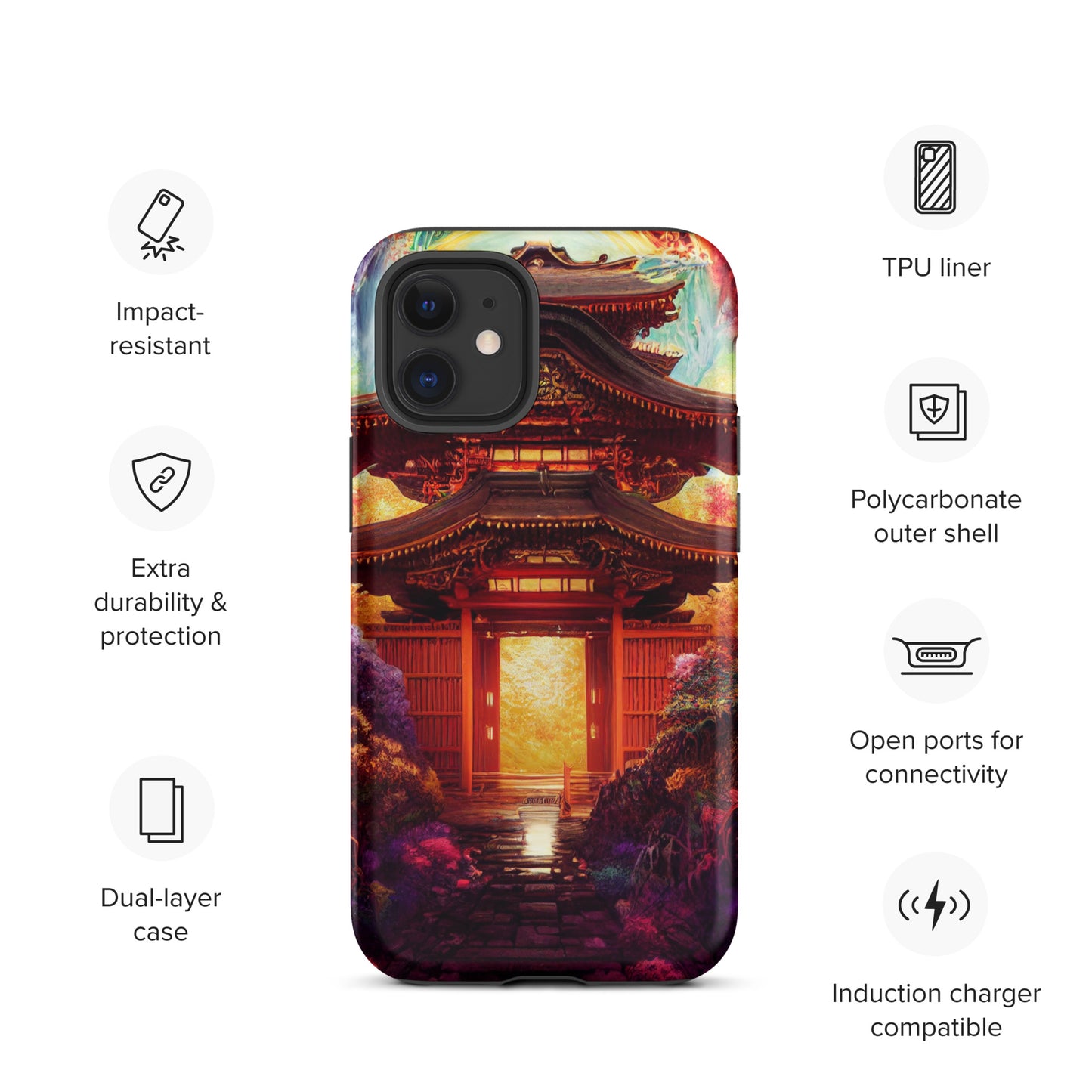 Infinite Majestic Shinto Portal 1.0 Tough iPhone case