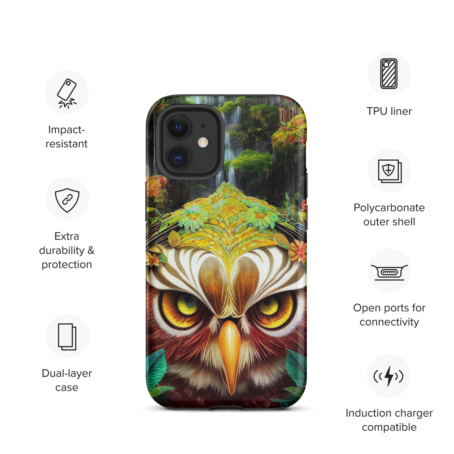 Dream Owl 1.0 Tough iPhone Case