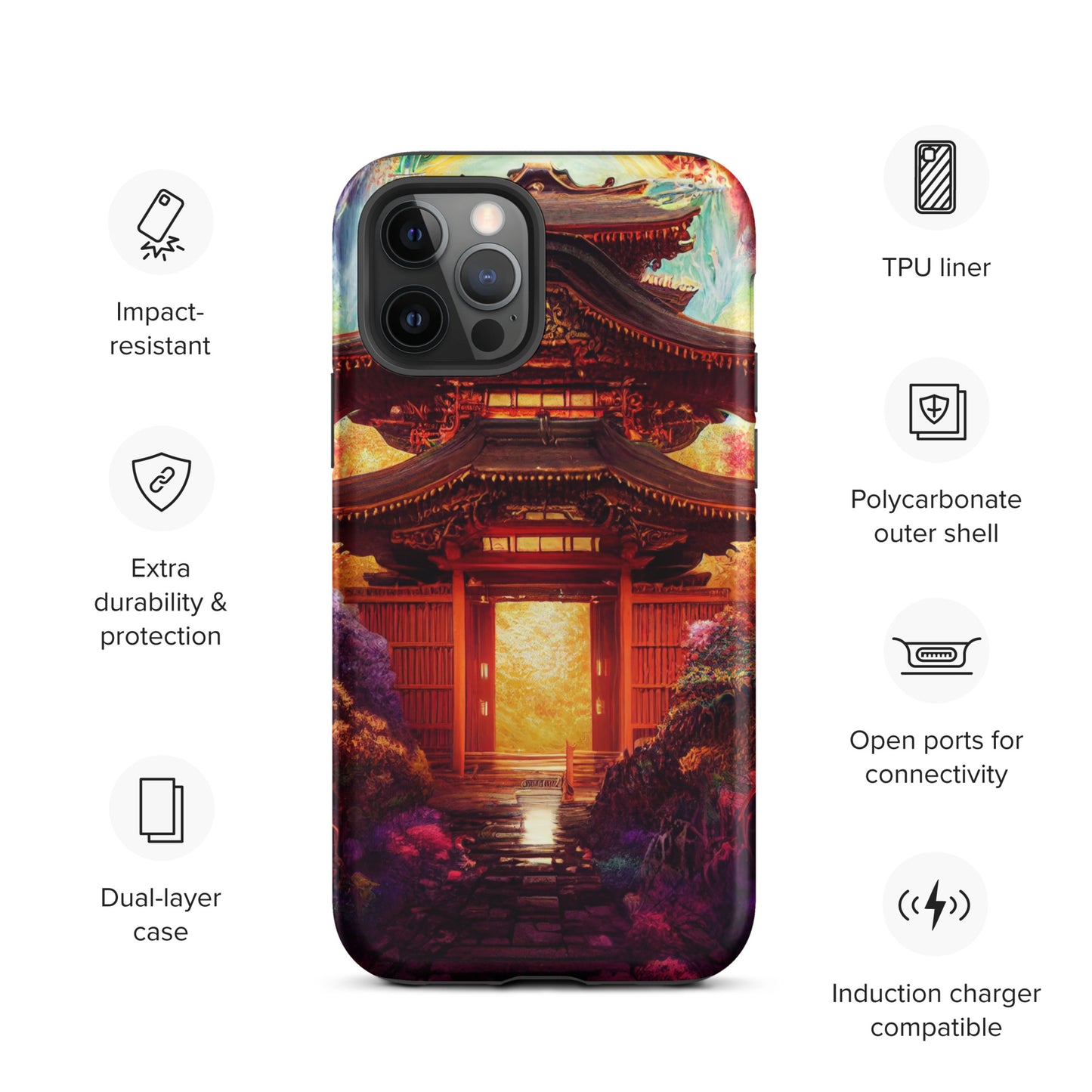 Infinite Majestic Shinto Portal 1.0 Tough iPhone case