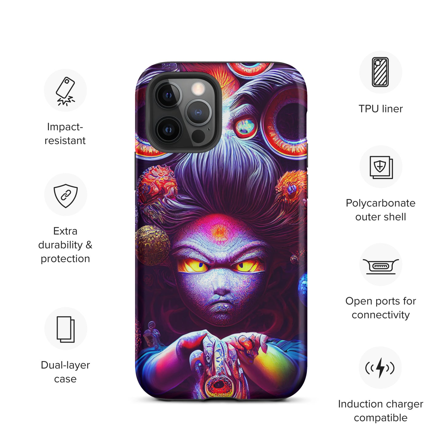 Super Saiyan in Wonderland 1.0 Tough iPhone case