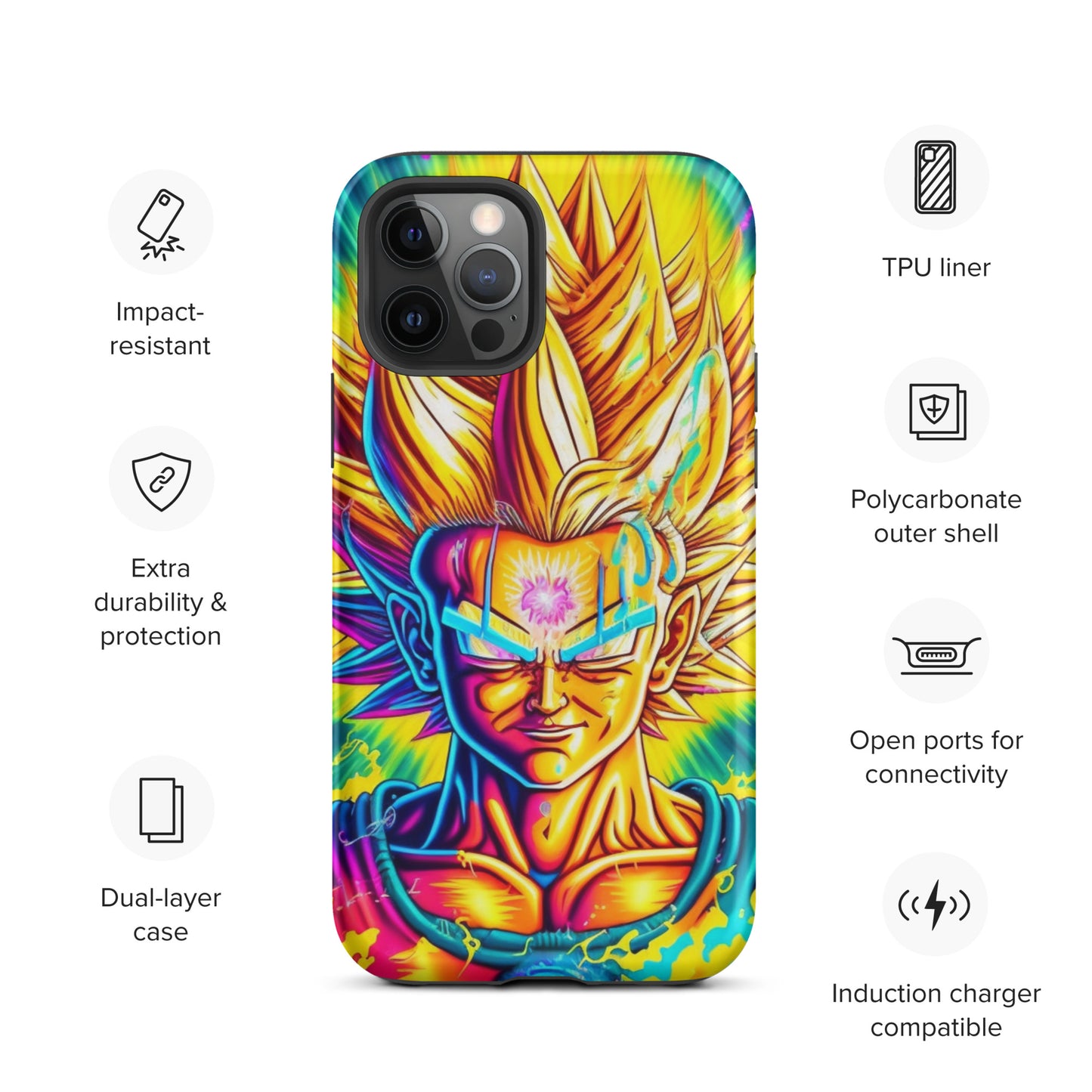 Super Saiyan Trip 1.0 Tough iPhone case