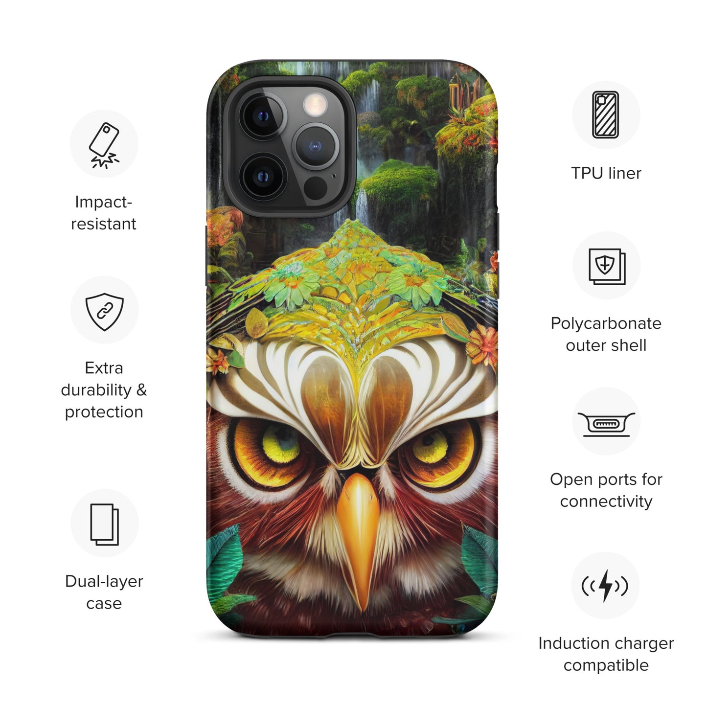 Dream Owl 1.0 Tough iPhone Case