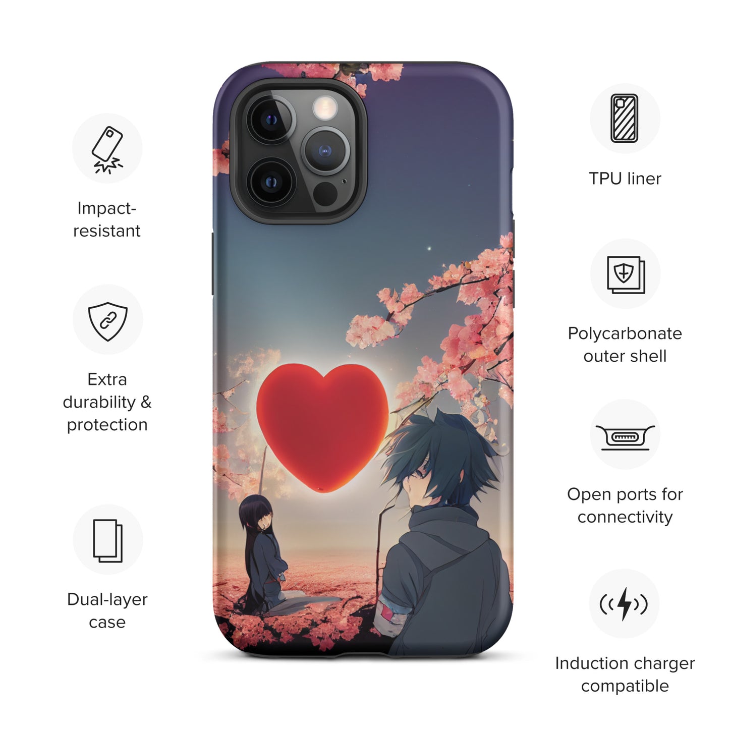 Anime love 1.0 Tough iPhone Case