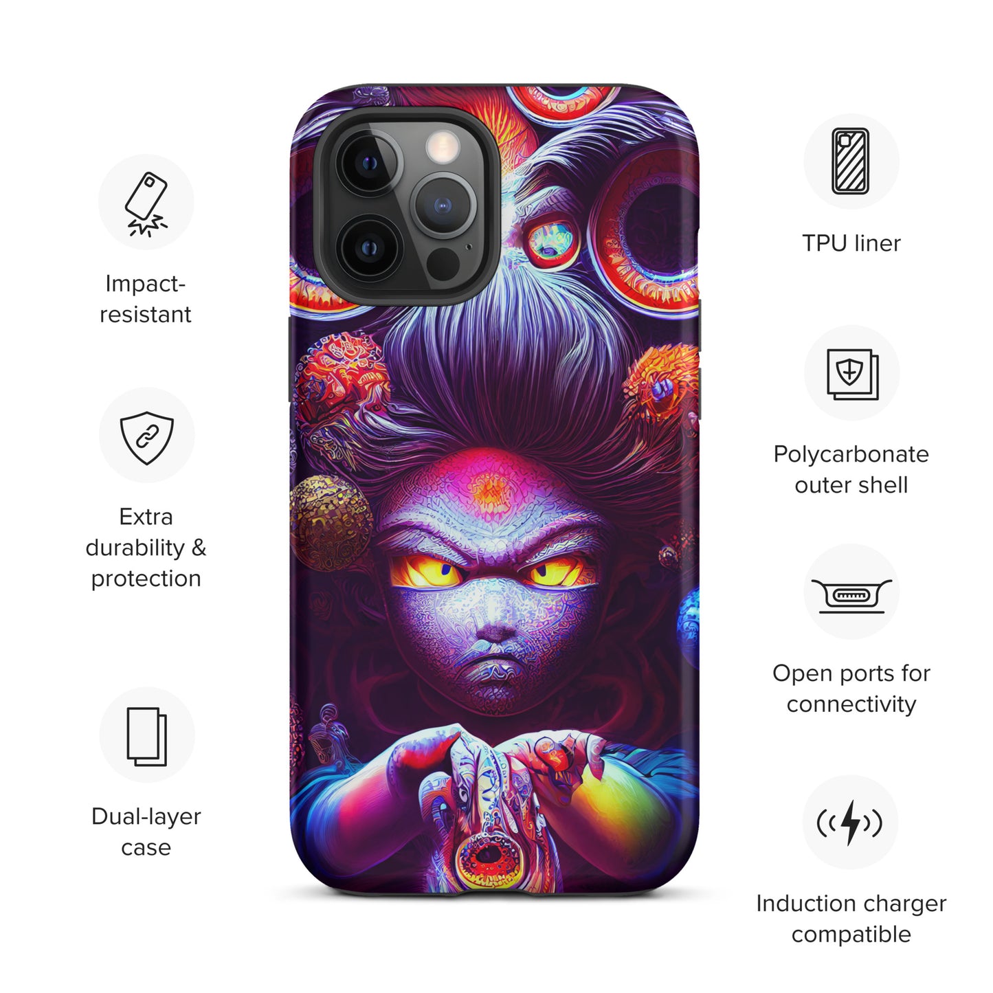 Super Saiyan in Wonderland 1.0 Tough iPhone case
