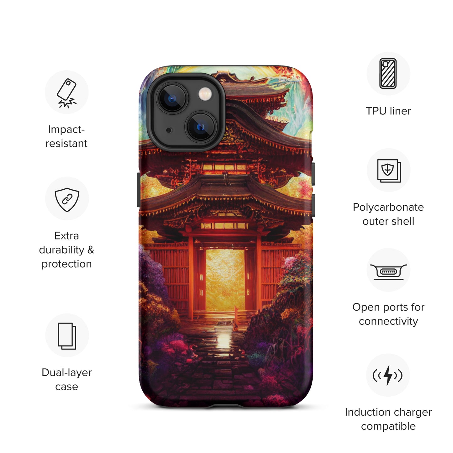 Infinite Majestic Shinto Portal 1.0 Tough iPhone case