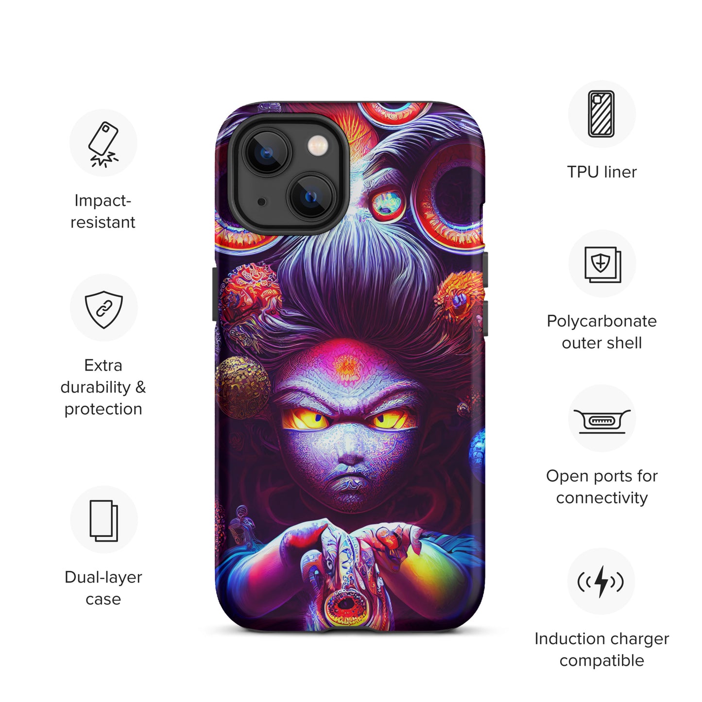 Super Saiyan in Wonderland 1.0 Tough iPhone case