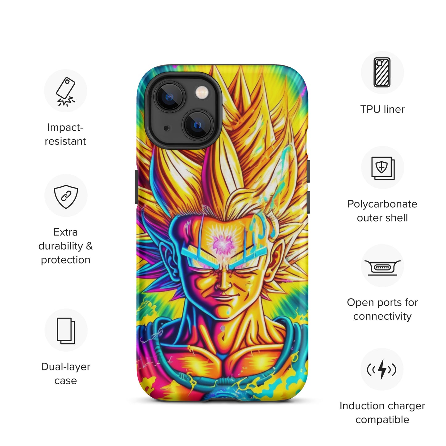 Super Saiyan Trip 1.0 Tough iPhone case