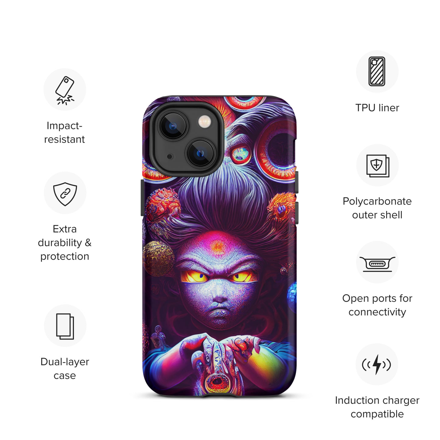 Super Saiyan in Wonderland 1.0 Tough iPhone case