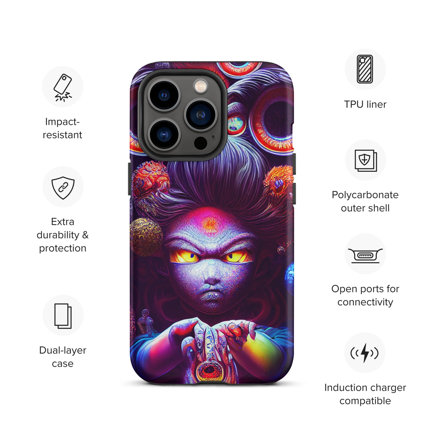 Super Saiyan in Wonderland 1.0 Tough iPhone case