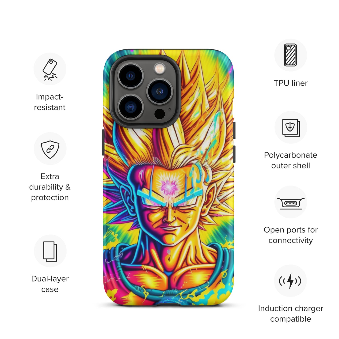 Super Saiyan Trip 1.0 Tough iPhone case