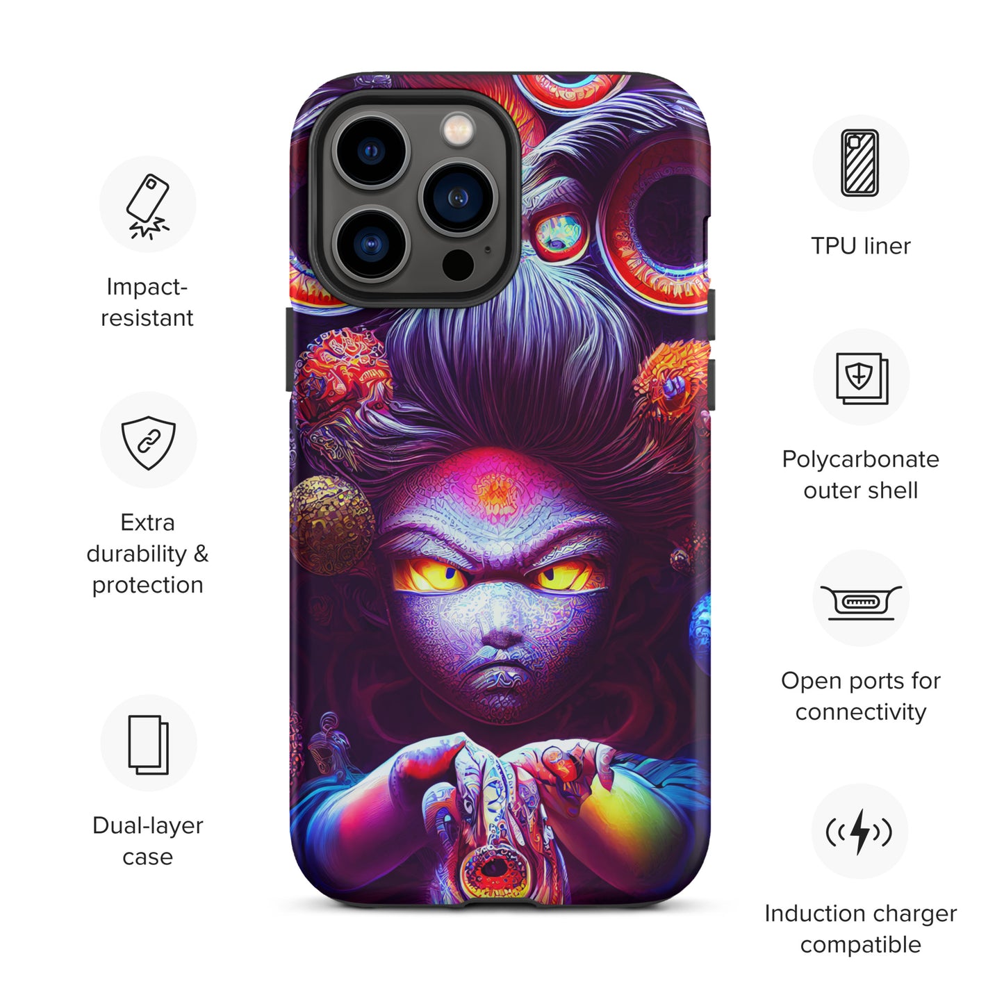 Super Saiyan in Wonderland 1.0 Tough iPhone case