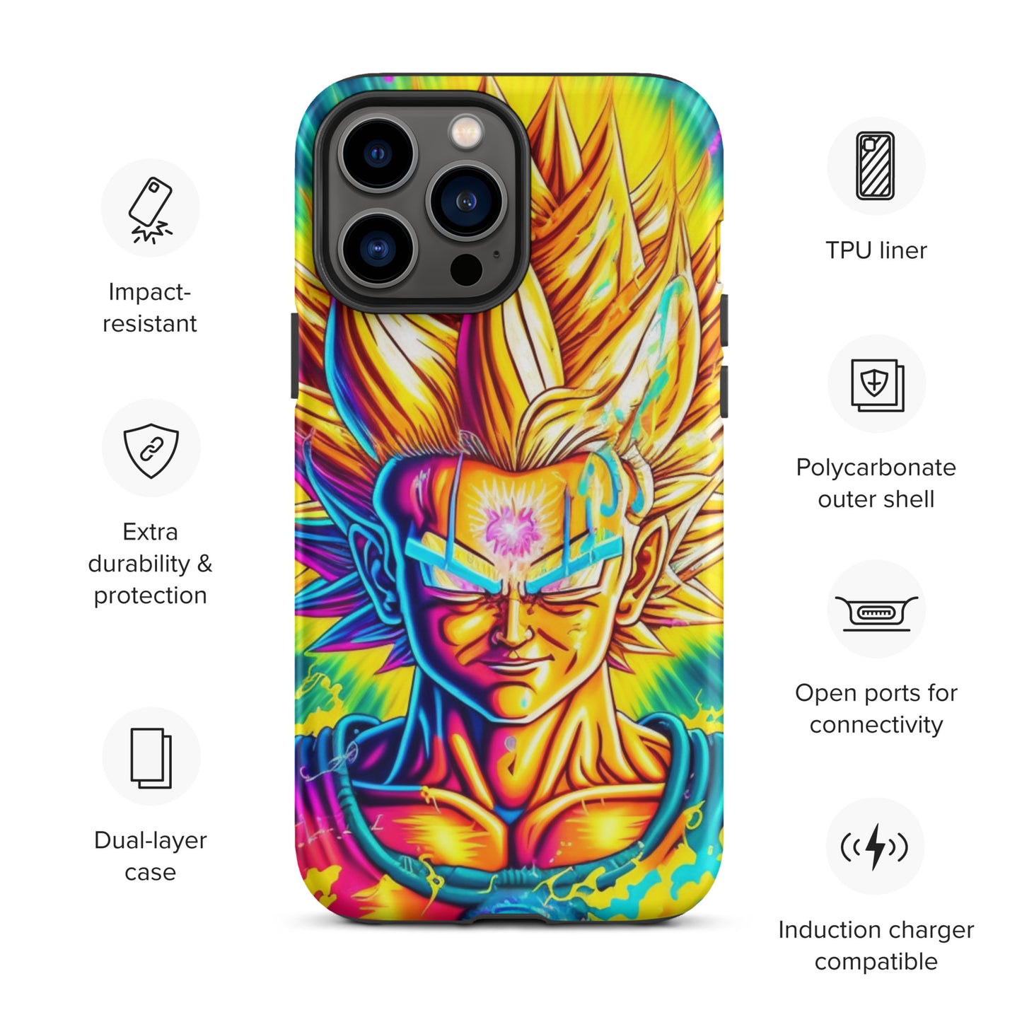 Super Saiyan Trip 1.0 Tough iPhone case