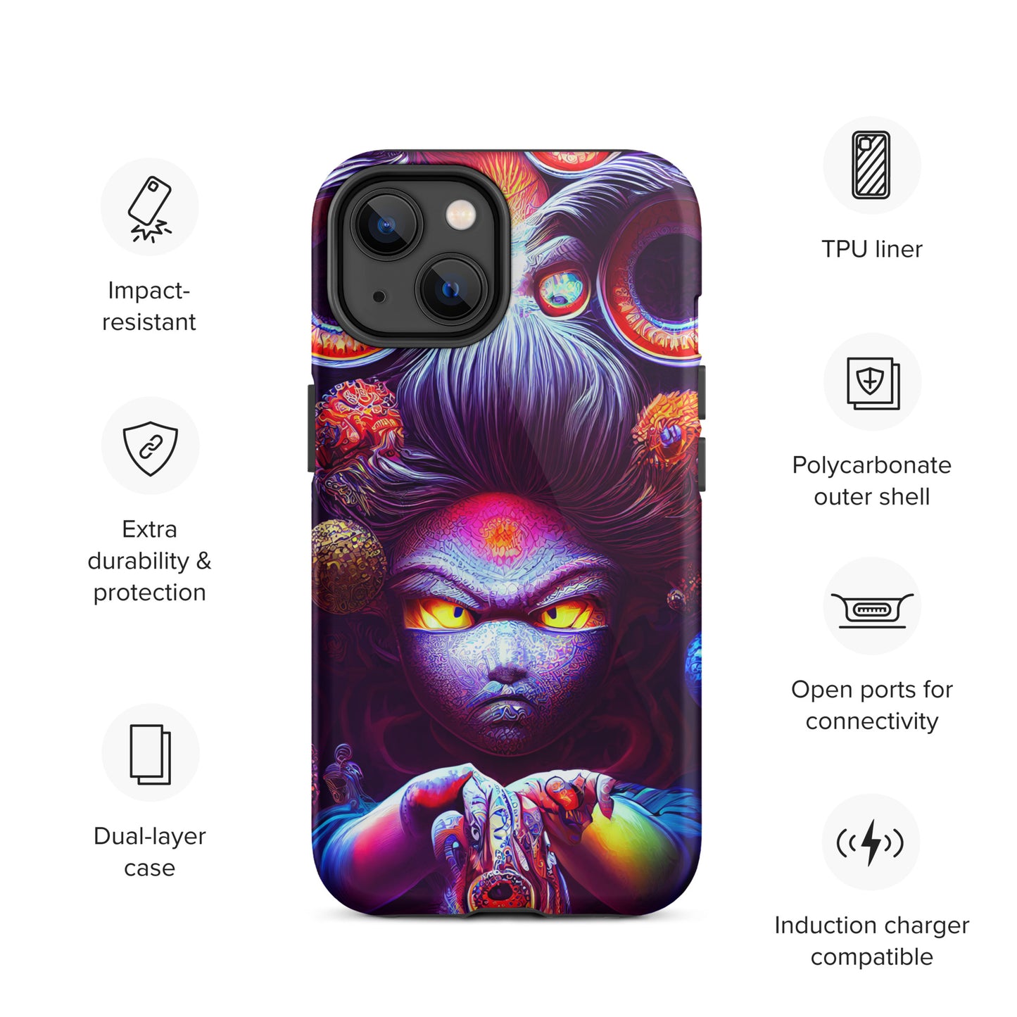 Super Saiyan in Wonderland 1.0 Tough iPhone case