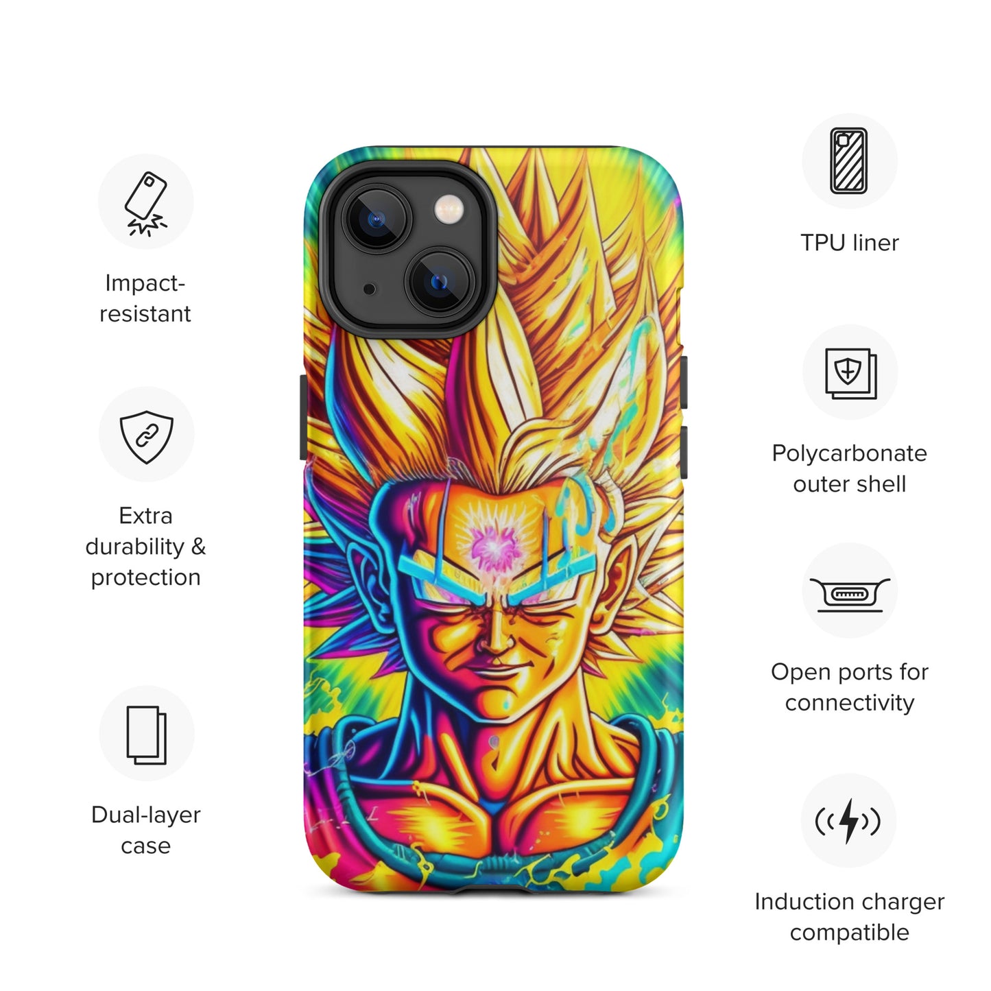 Super Saiyan Trip 1.0 Tough iPhone case