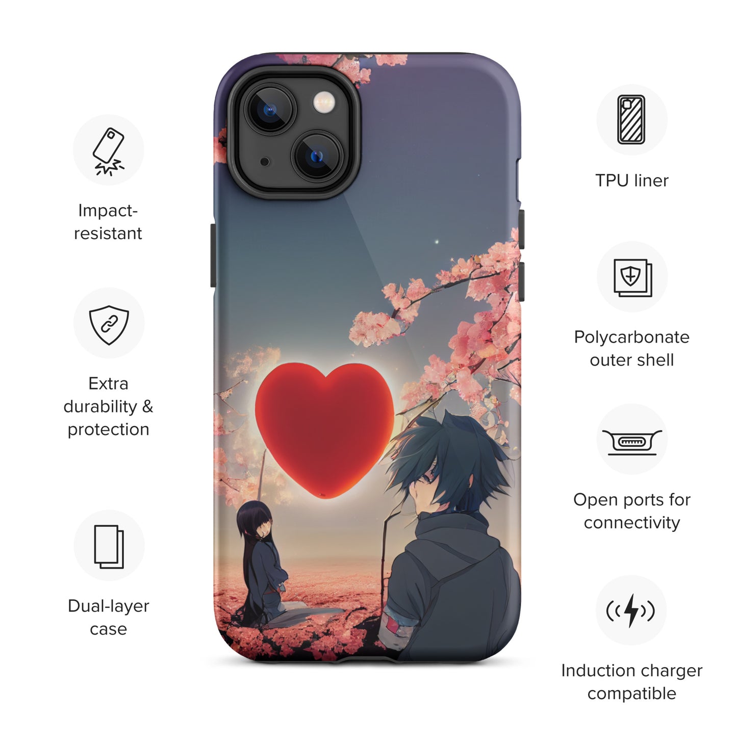 Anime love 1.0 Tough iPhone Case
