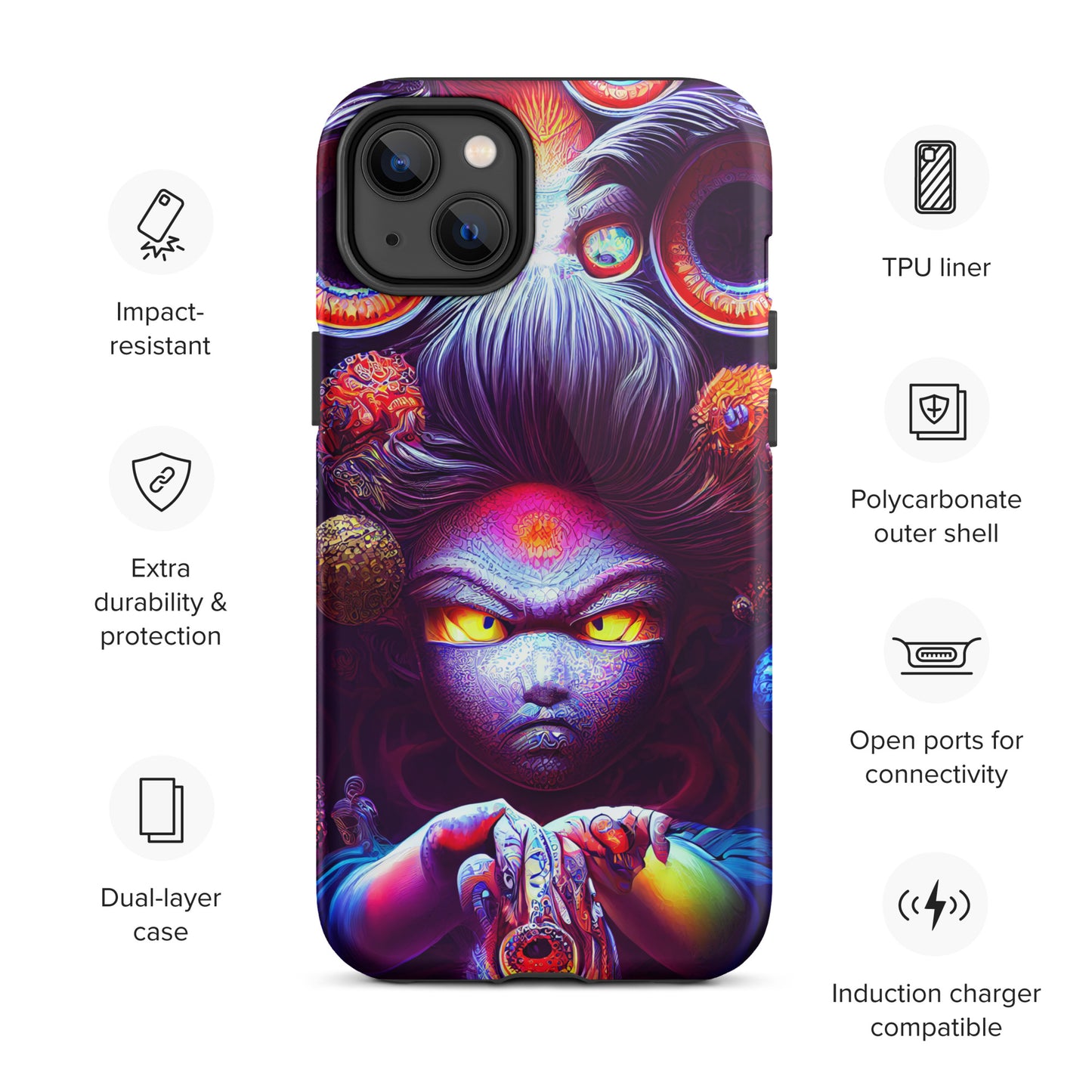 Super Saiyan in Wonderland 1.0 Tough iPhone case