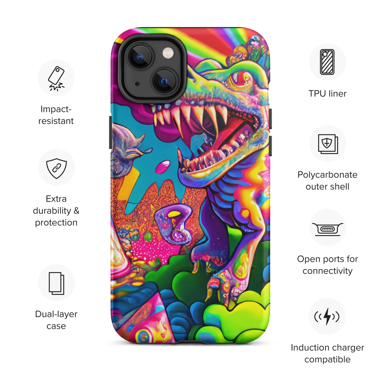 Dino Trip 1.0 Tough iPhone case